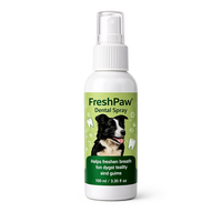FreshPaw™ Dental Spray – Eliminates the bacteria that cause tartar and bad breath in dogs